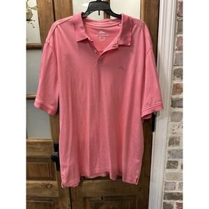 TOMMY BAHAMA Mens Polo Shirt XXL Paradise Cove‎ Short Sleeve Pink